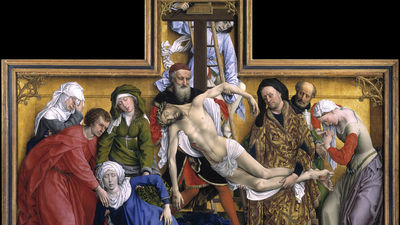 El Descindimiento, una de las obras maestras de la pintura flamenca