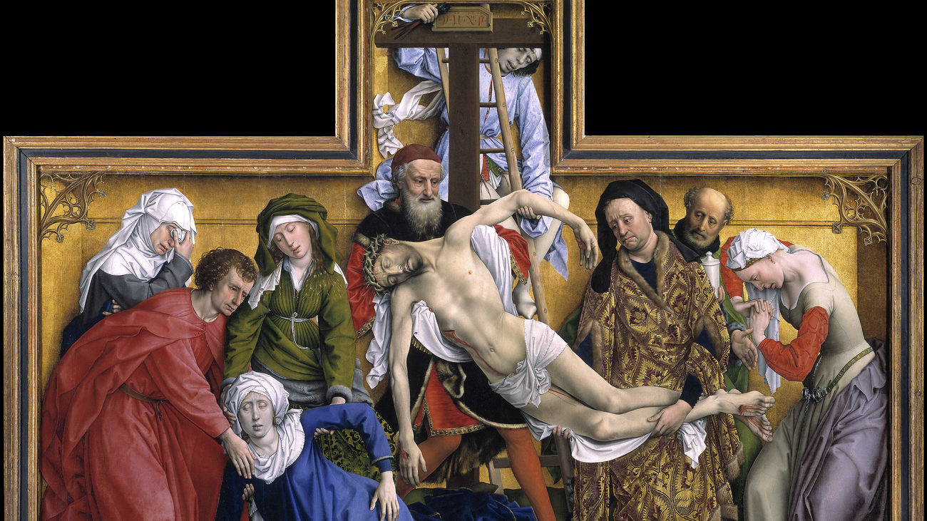 El Descindimiento, una de las obras maestras de la pintura flamenca