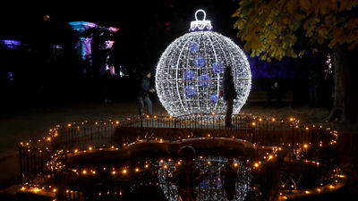 Bronca y enfados para ver gratis las luces de Navidad del Jardín Botánico