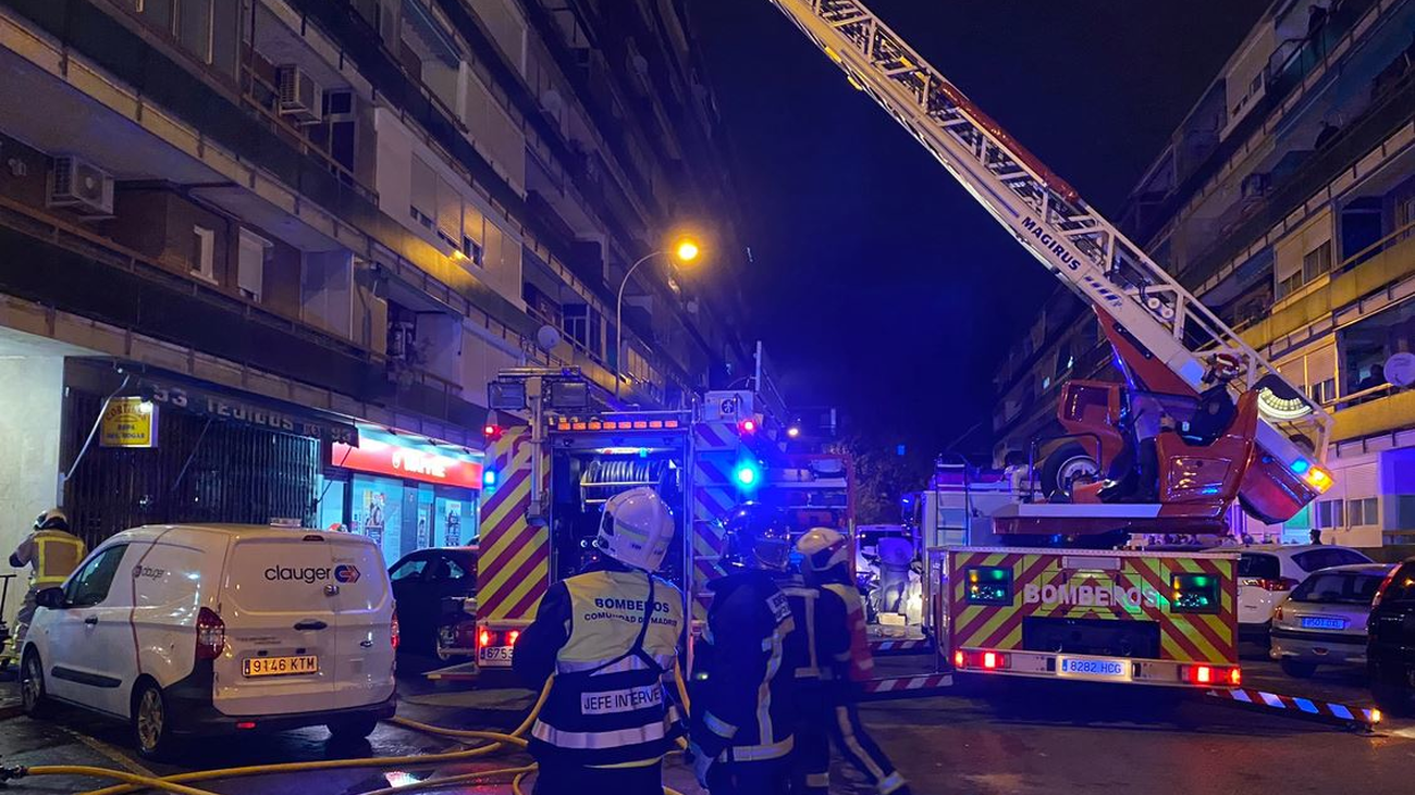 Numerosos heridos, dos de ellos graves, en un incendio en Leganés