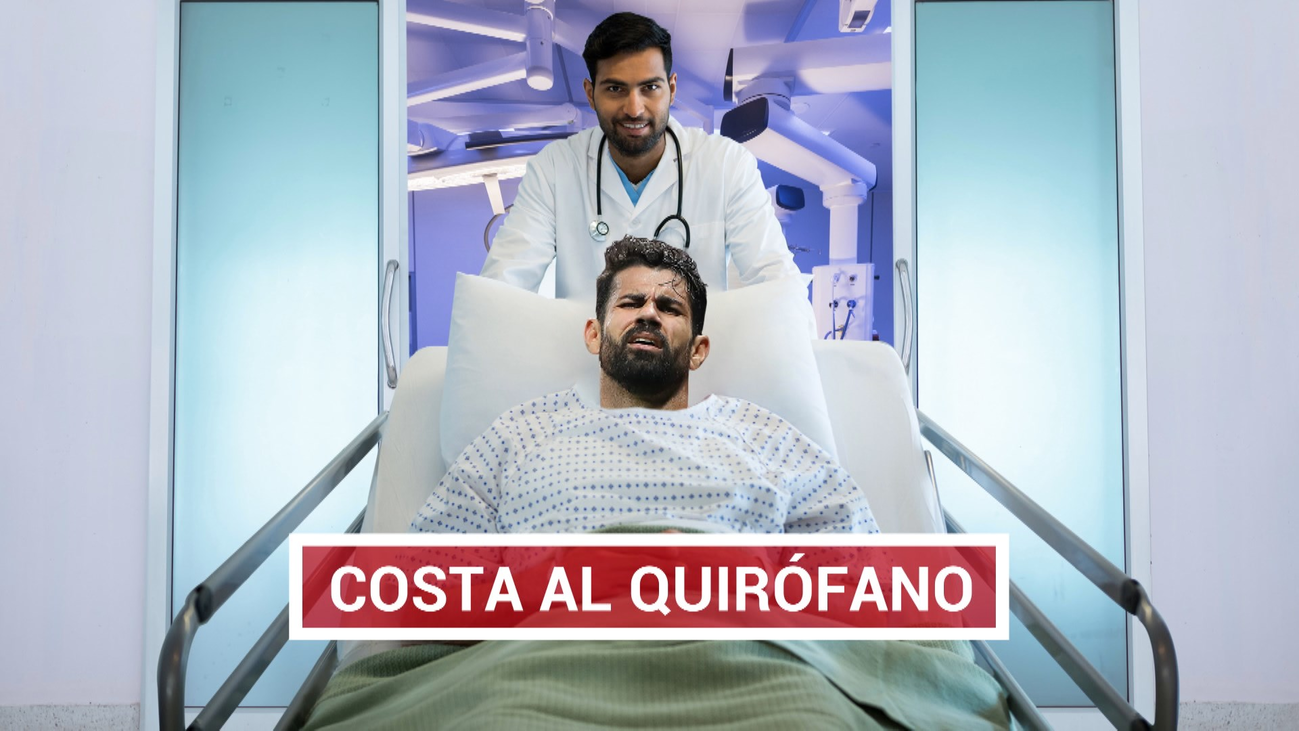 Diego Costa será operado de una hernia cervical y estará tres meses K.O.