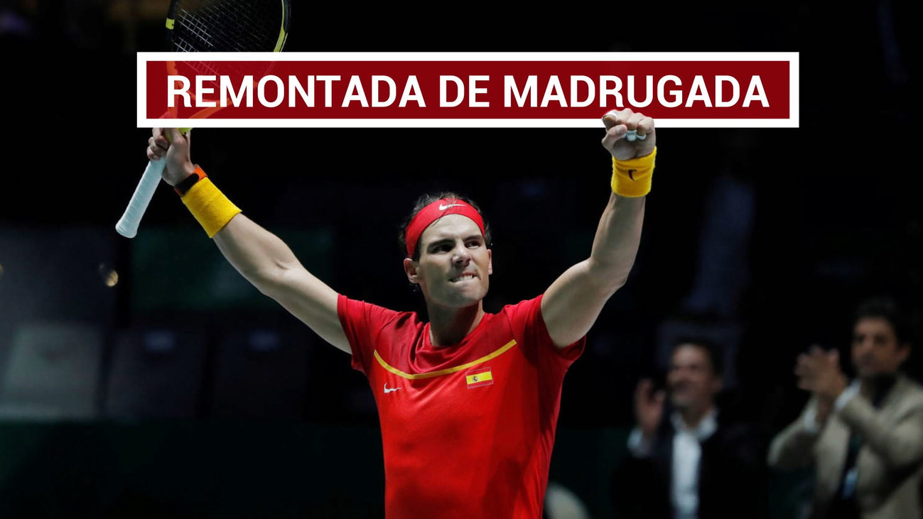 España doblega a Rusia gracias a Nadal y la dupla Feliciano-Granollers