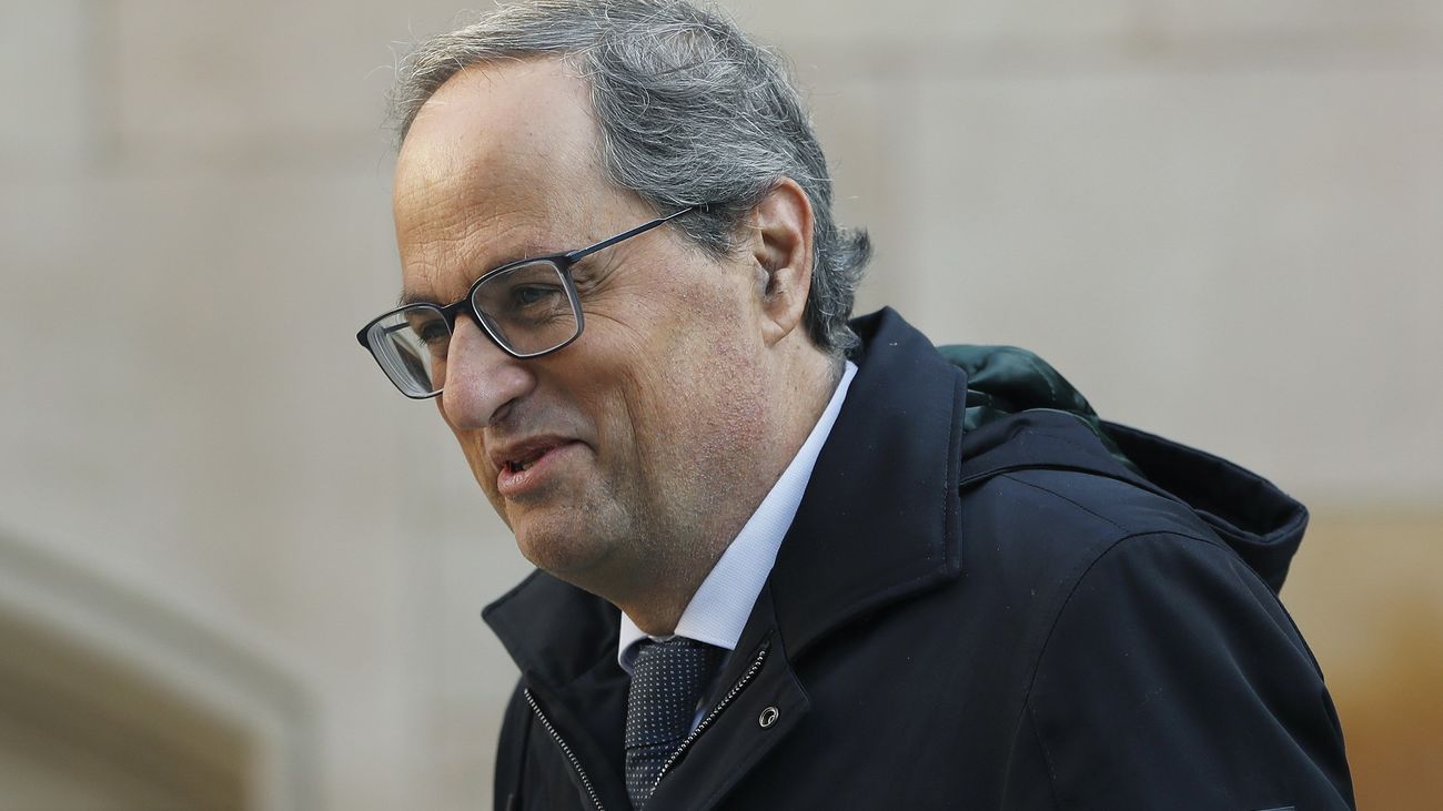Torra condenado a un año y medio de inhabilitación por los lazos amarillos