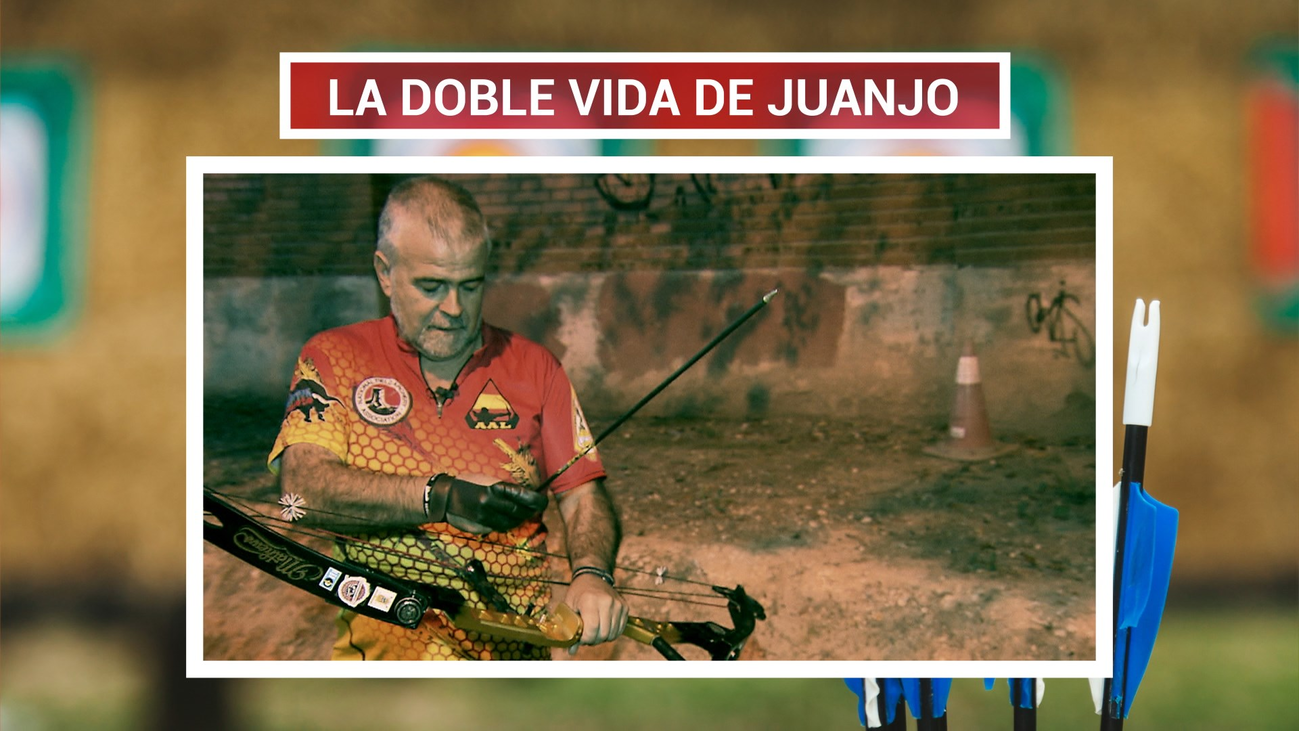 Conserje y bicampeón del mundo de tiro con arco