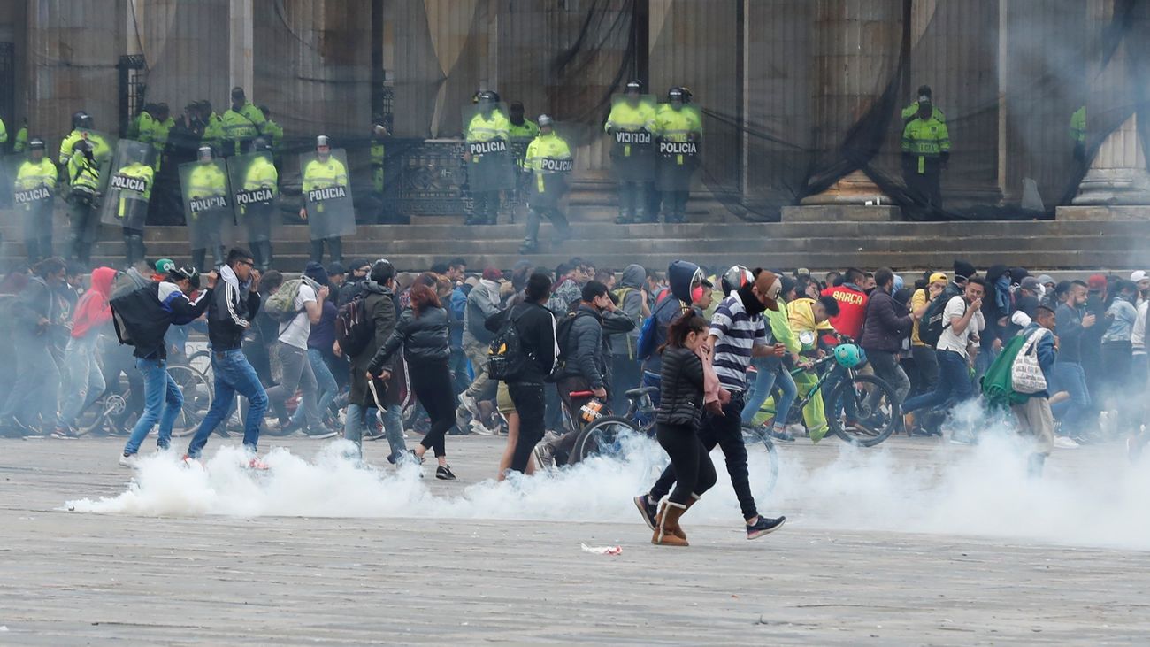Protestas en Bogotá