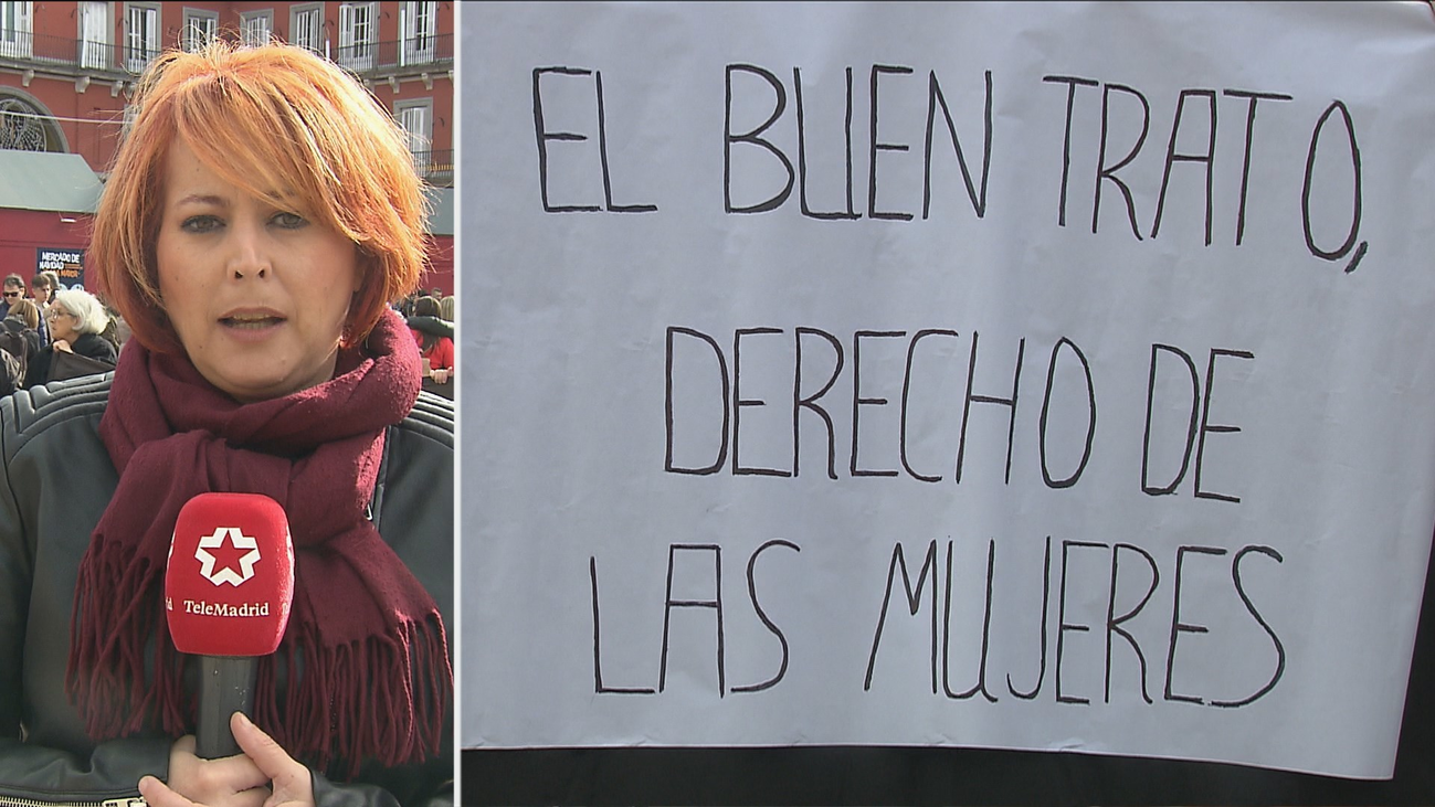 Concentración en la Plaza Mayor contra la violencia de género