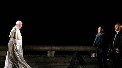 El papa en Hiroshima: "Usar la energía atómica para la guerra es un crimen"