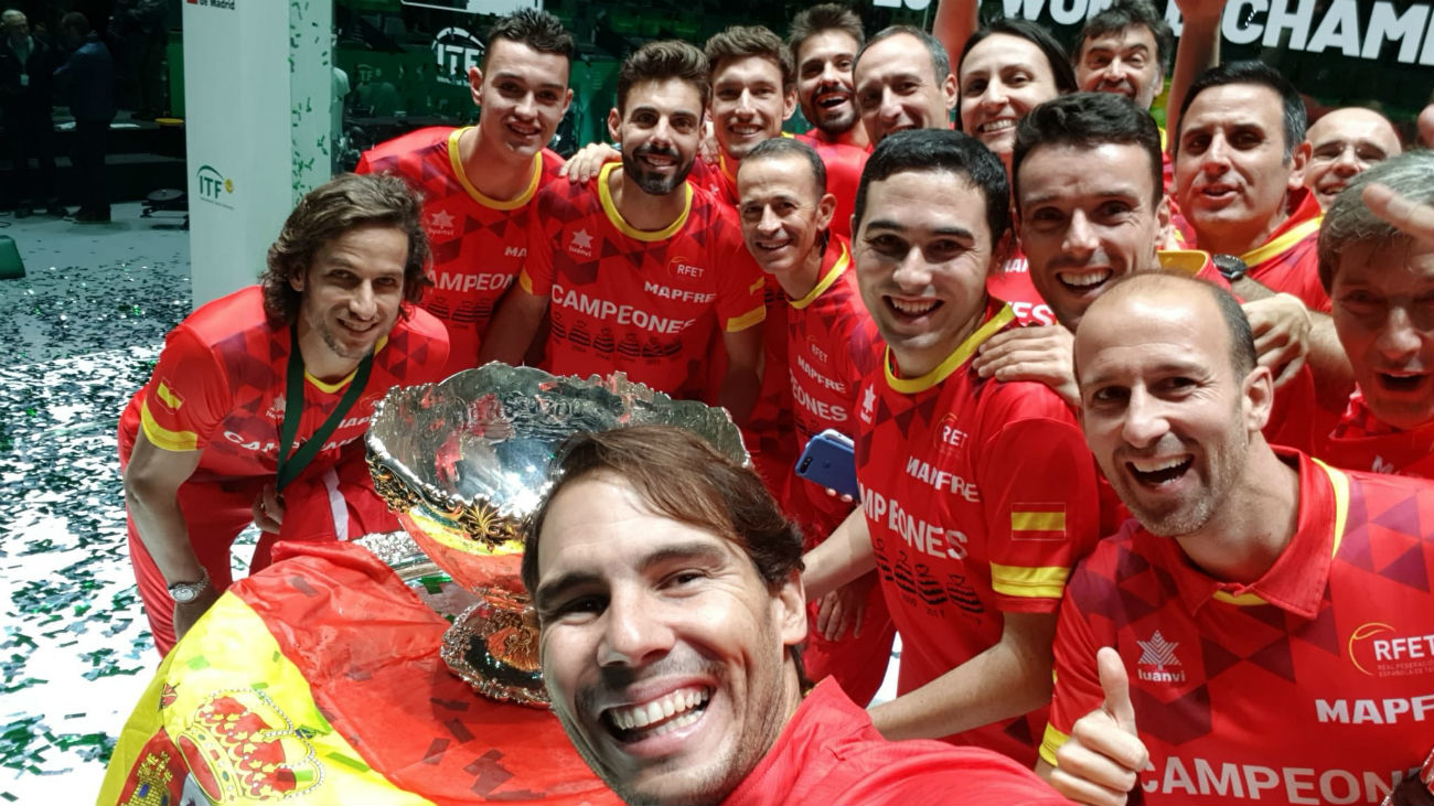 Recepción a los campeones de la Copa Davis