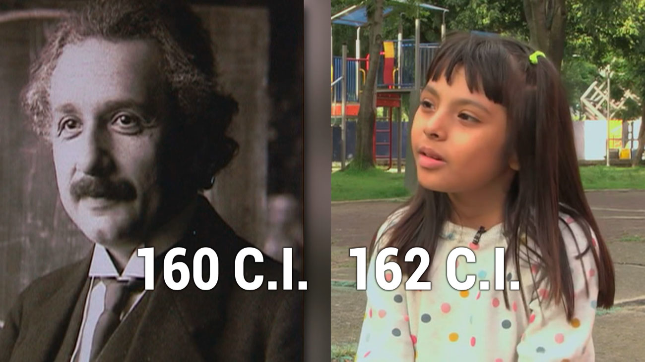 Niños superdotados más listos que Einstein