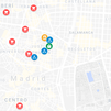 Mapa para comprar sin plástico en Madrid