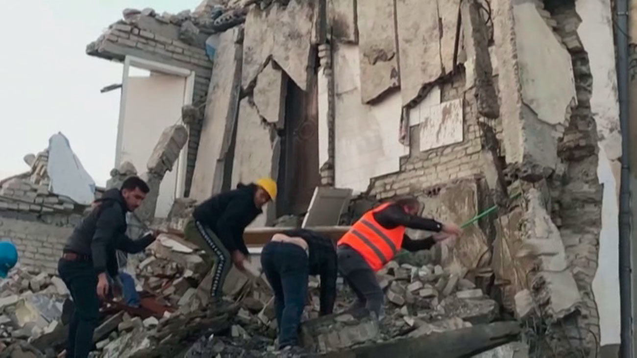 Un terremoto sacude Albania y deja al menos 9 muertos