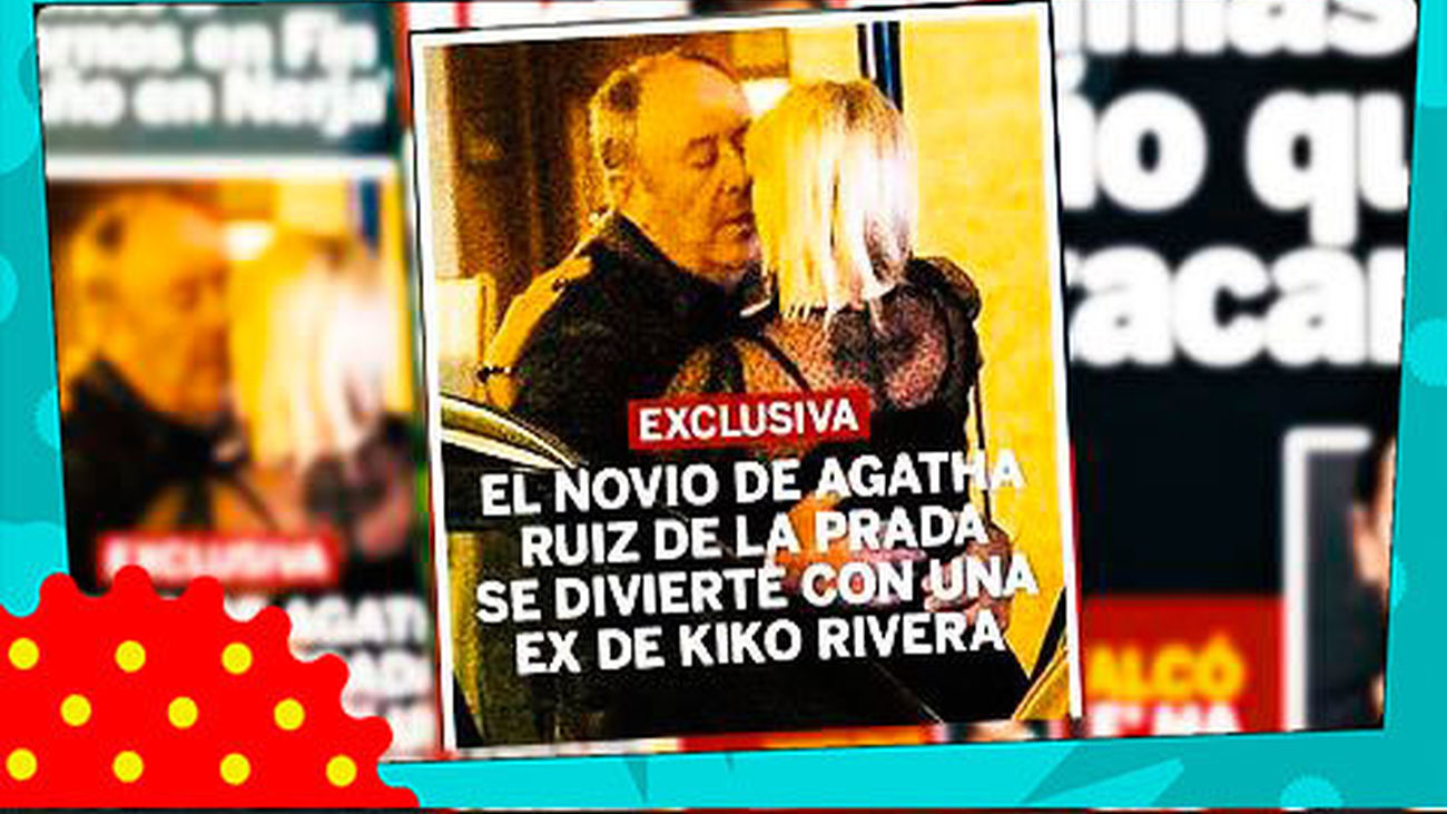 Luis Miguel Rodriguez, novio de Ágatha Ruiz de la Prada, ¡pillado con otra!