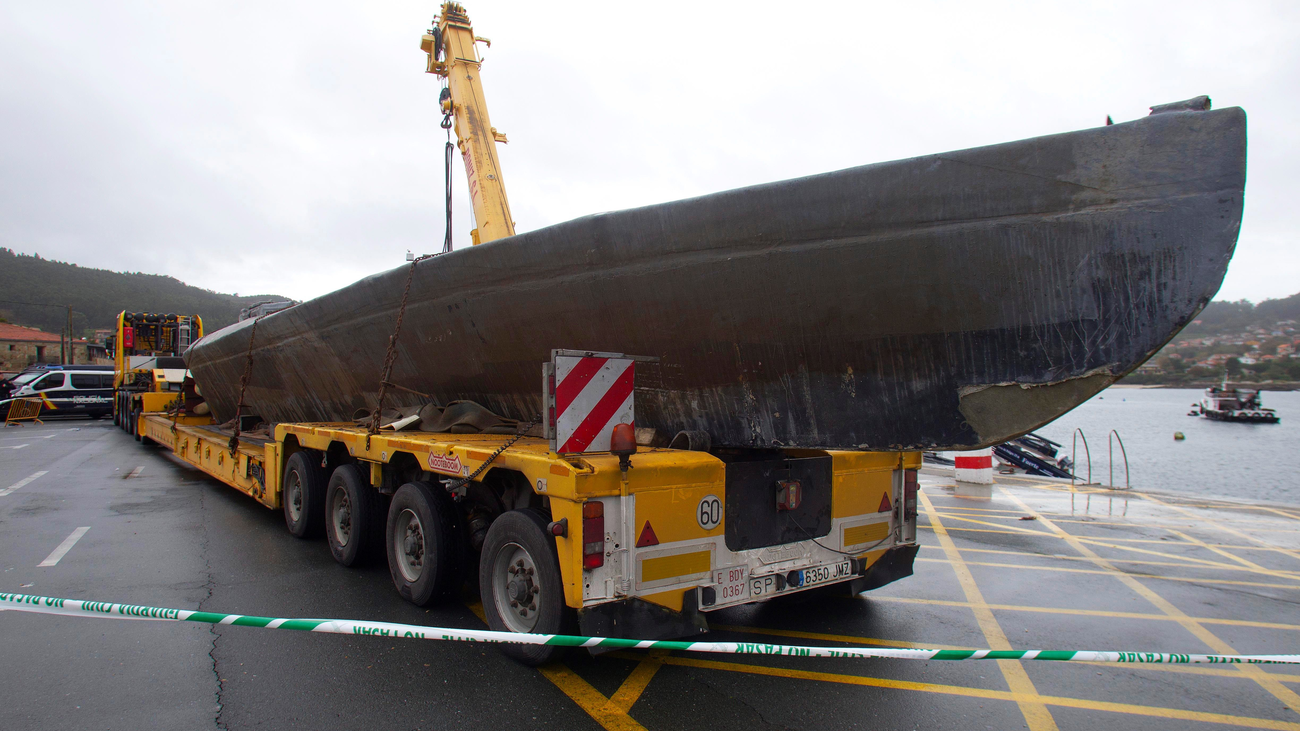 El narcosubmarino interceptado en Galicia llevaba 3.000 kilos de cocaína