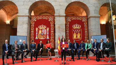 Díaz Ayuso y Aguado hacen balance de sus 100 primeros días de gobierno