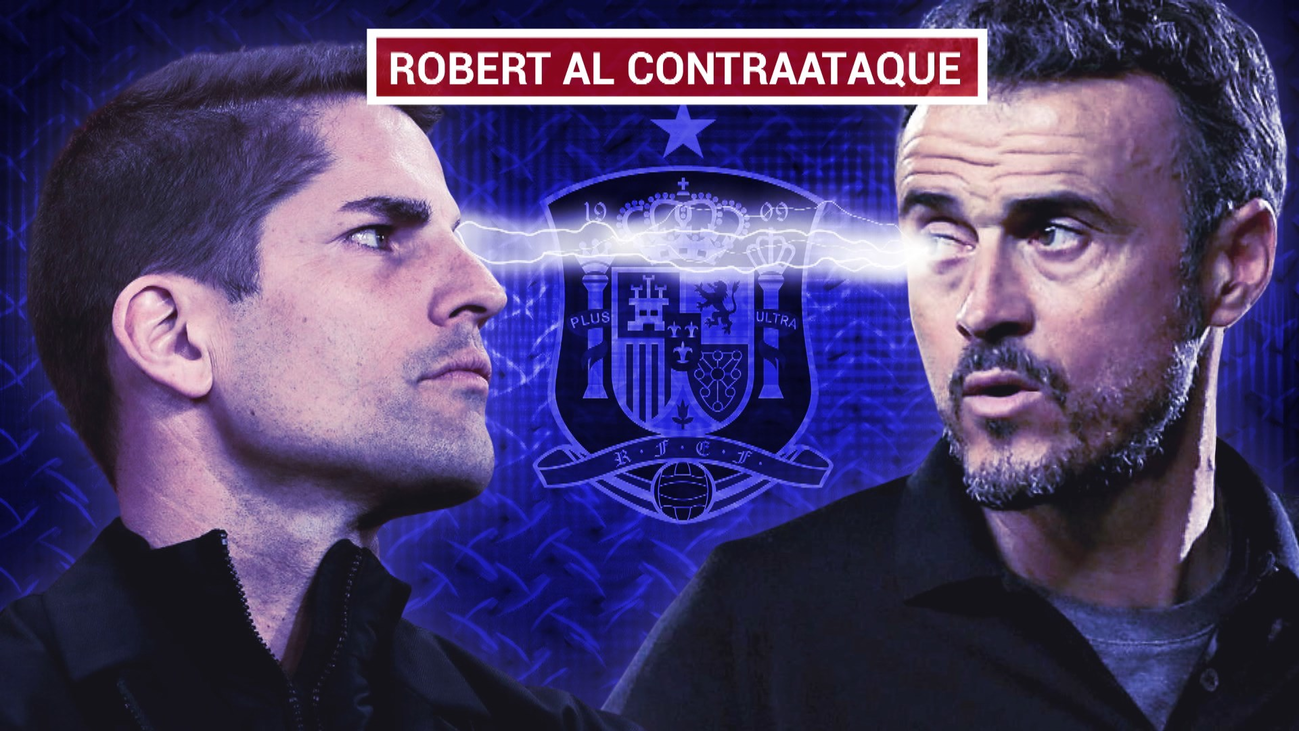 Robert Moreno quiere defenderse de los ataque de Luis Enrique