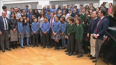Los niños piden al Ayuntamiento de Madrid soluciones medioambientales