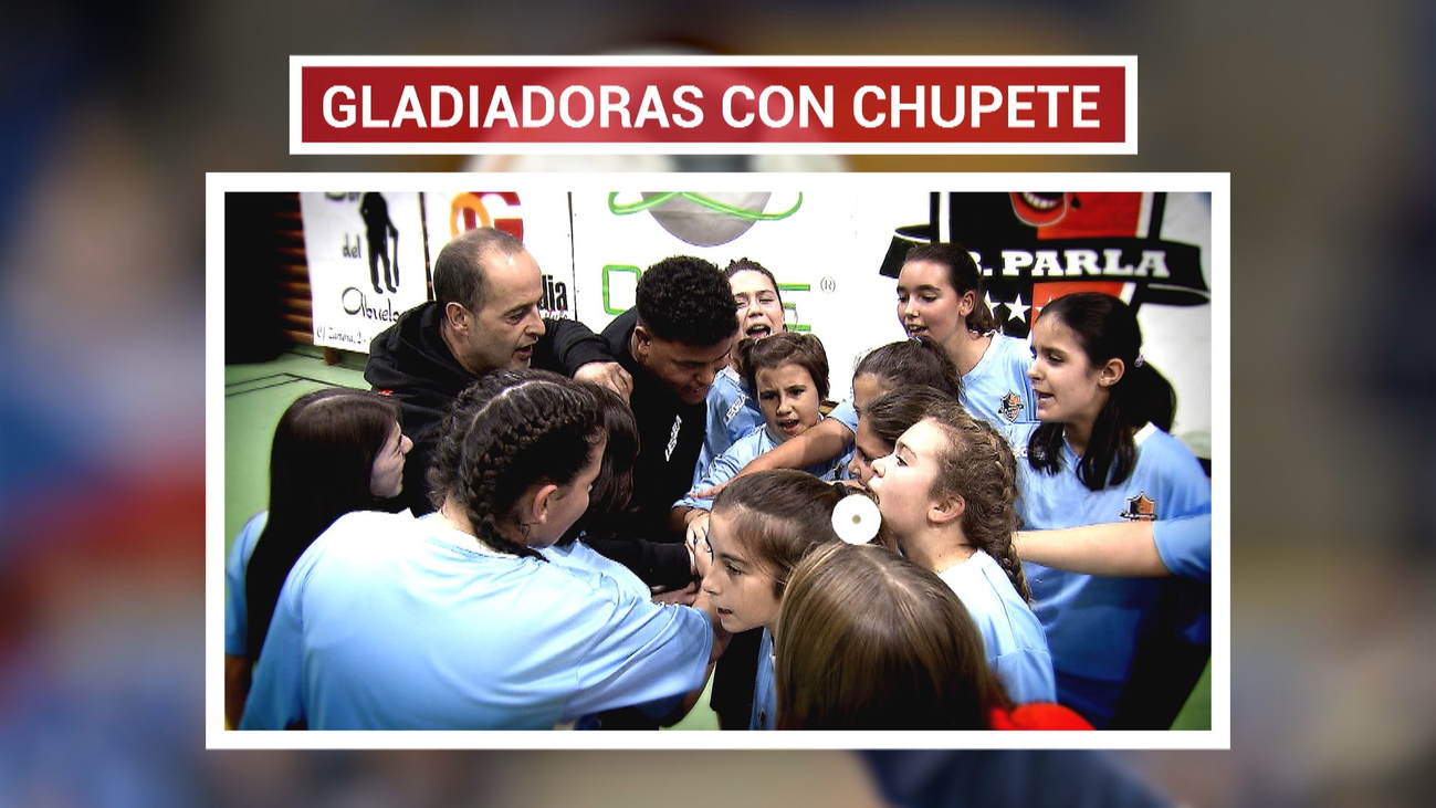 El Balonmano Parla juega en la primera liga alevín femenina