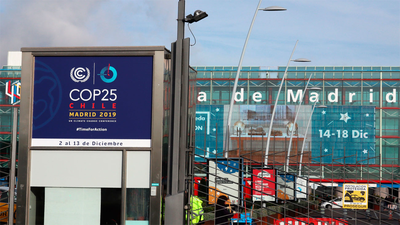 Trabajando contrareloj para la inauguración de la Cumbre del Clima de Madrid
