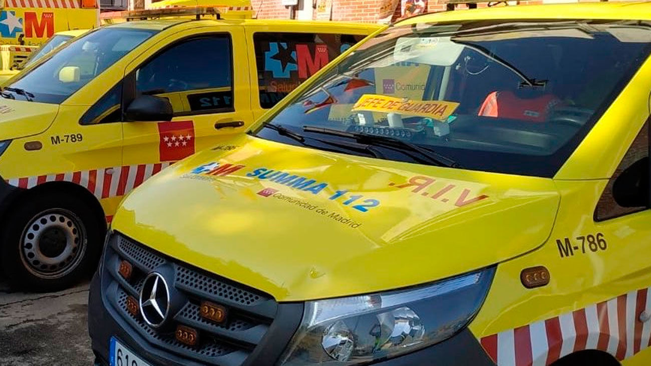 Dos heridos, uno muy grave, al chocar dos coches en San Martín de la Vega