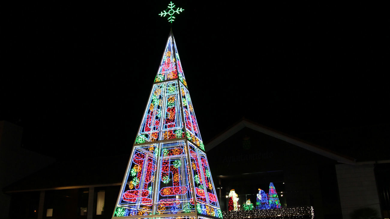 Luces navideñas en Galapagar