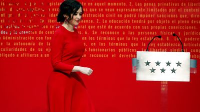 Díaz Ayuso: "Hoy es un día para renovar nuestro compromiso con la Constitución"