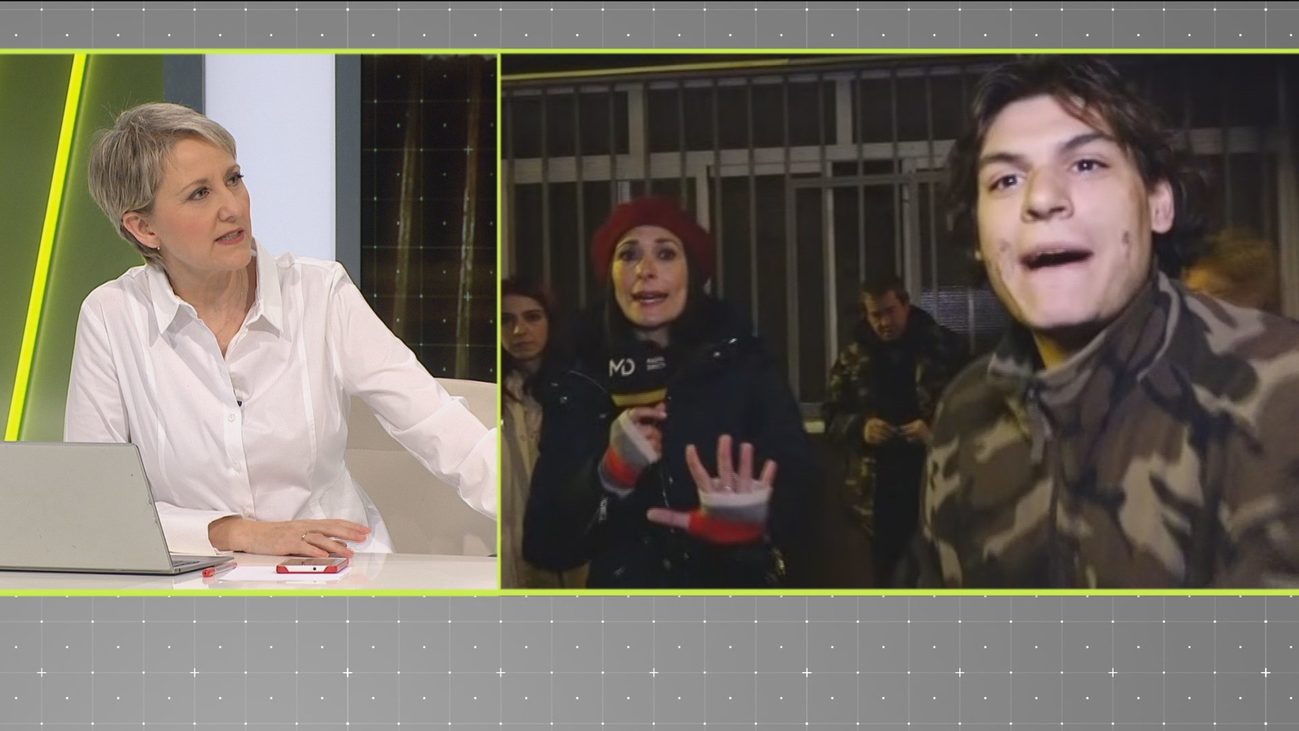 Un okupa boicotea una conexión en directo en Alcalá de Henares