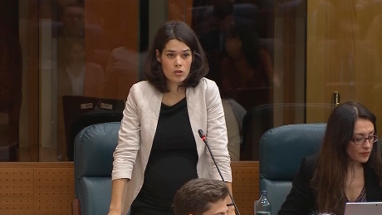 Isabel Serra, portavoz de Unidas Podemos en la Asamblea de Madrid
