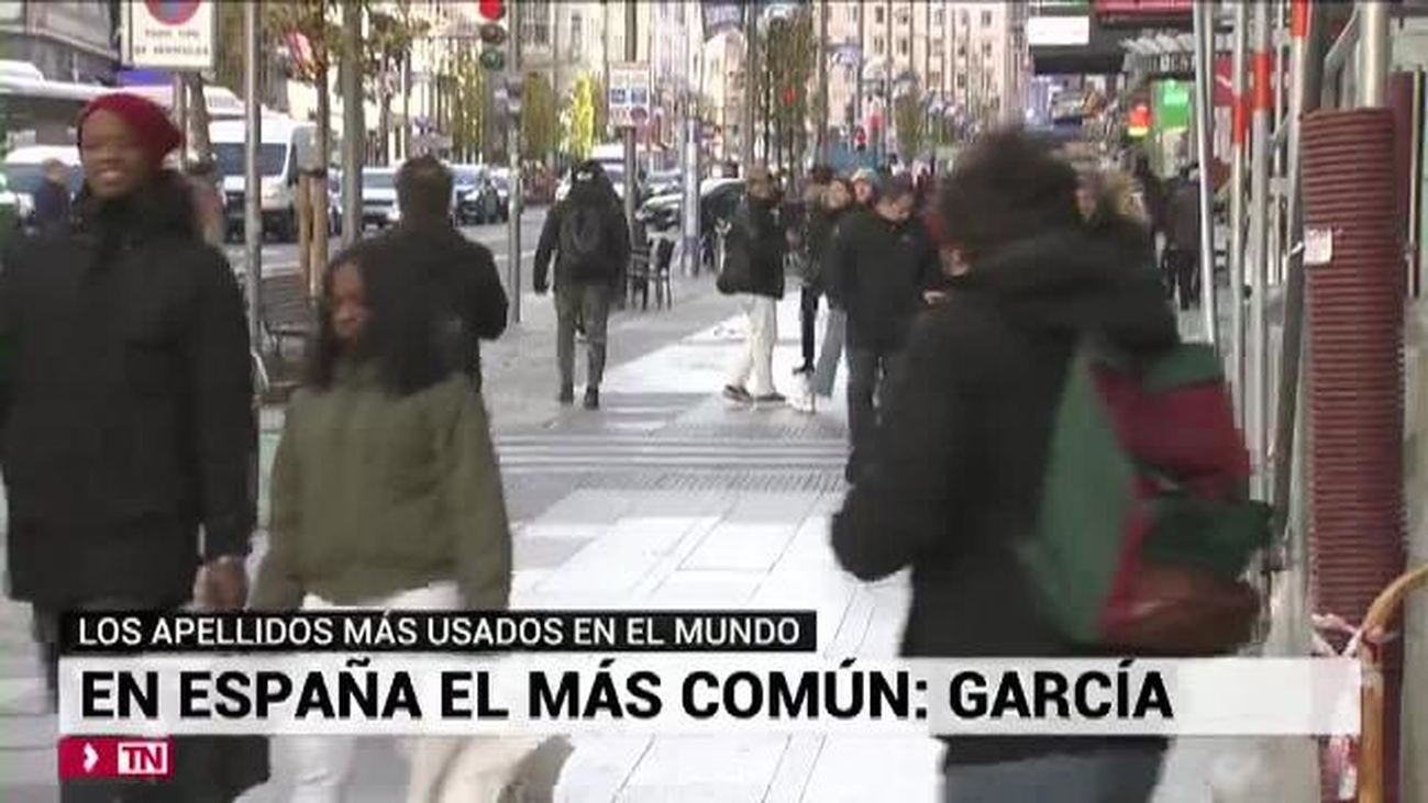 García sigue siendo el apellido más común en España