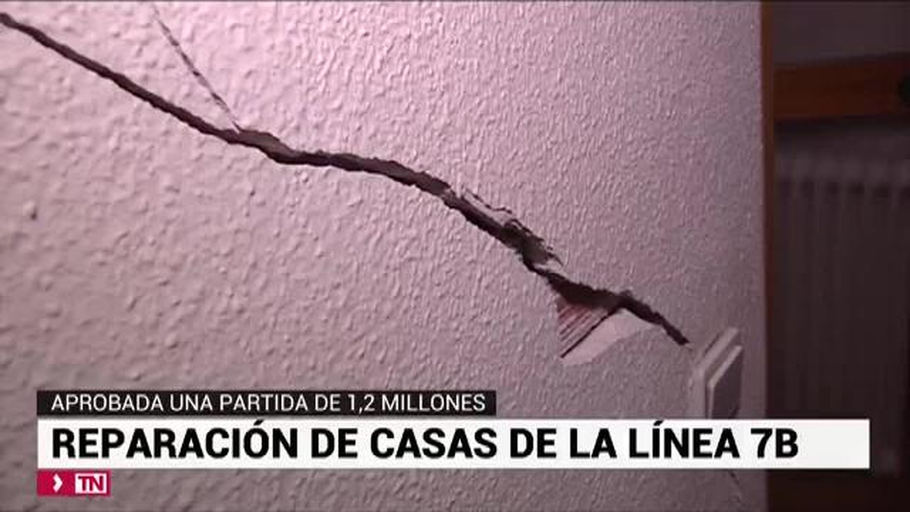 Una partida de 1,2 millones para reparar viviendas  en el entorno de la línea 7B en San Fernando