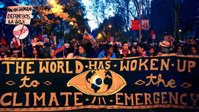 Masiva asistencia en el arranque de la Marcha por el Clima con Greta Thumberg