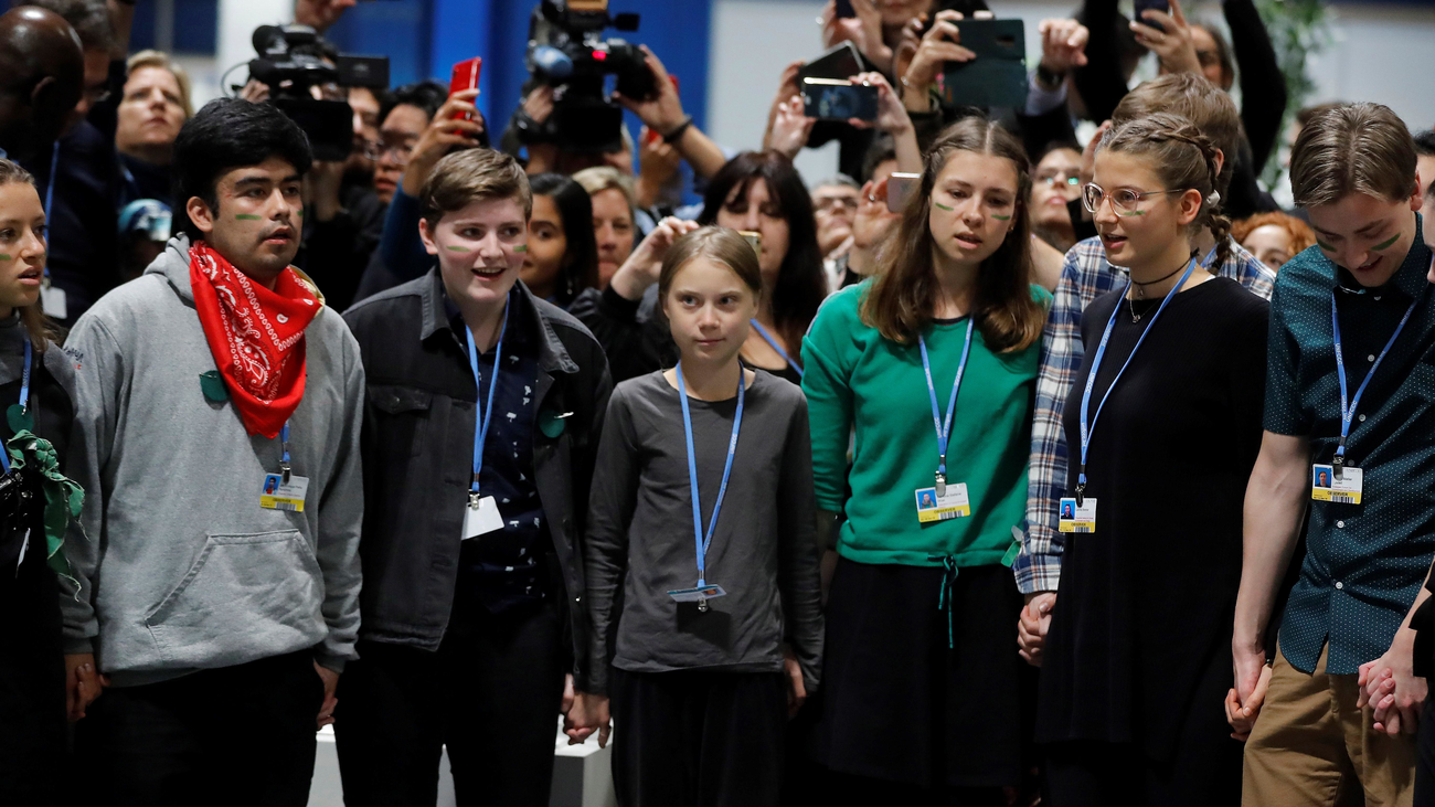 Greta Thunberg revoluciona  la Cumbre del Clima