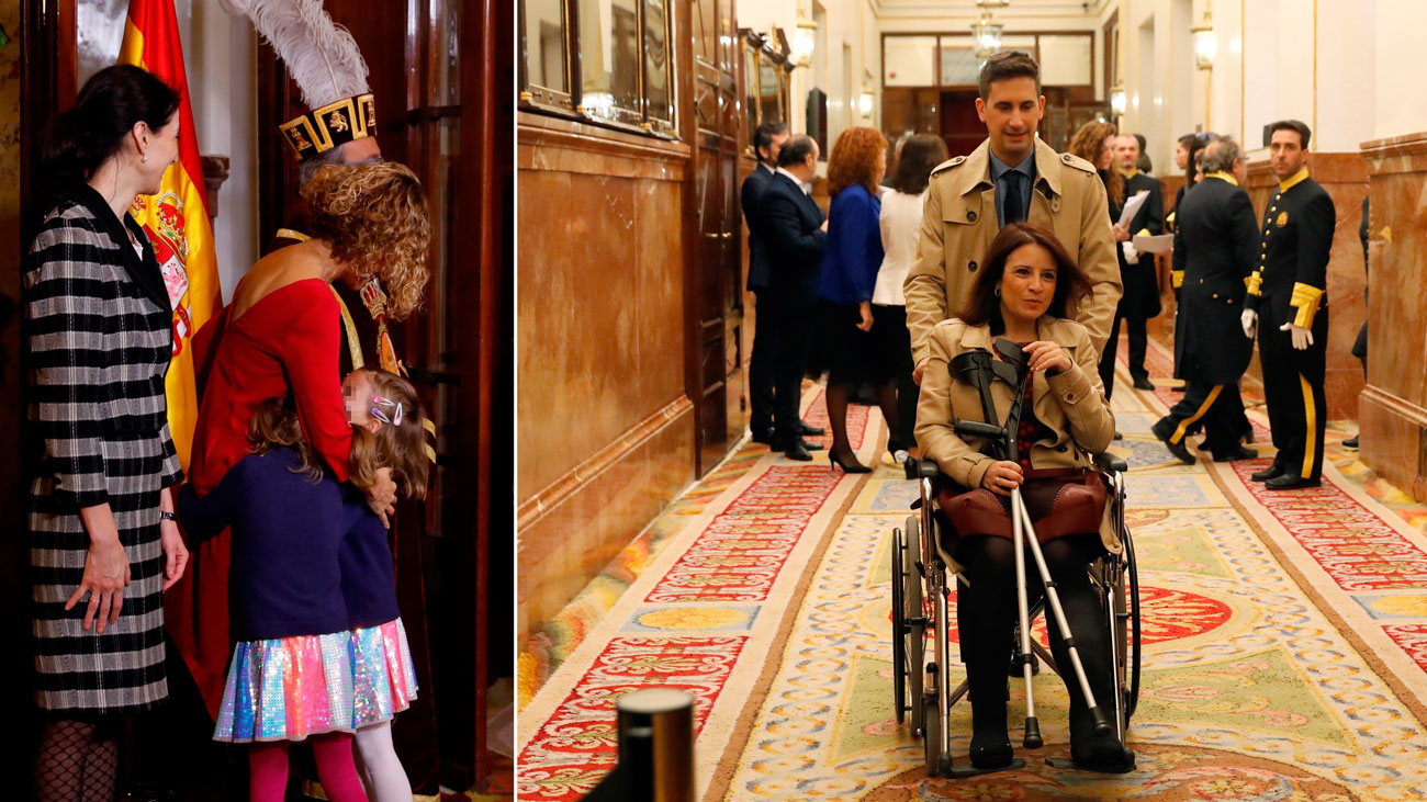 Anécdotas, caras nuevas, dimes y diretes... en el 41 aniversario de la Constitución