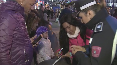 Máxima seguridad en un centro de Madrid 'a tope' por la cumbre y las Navidades