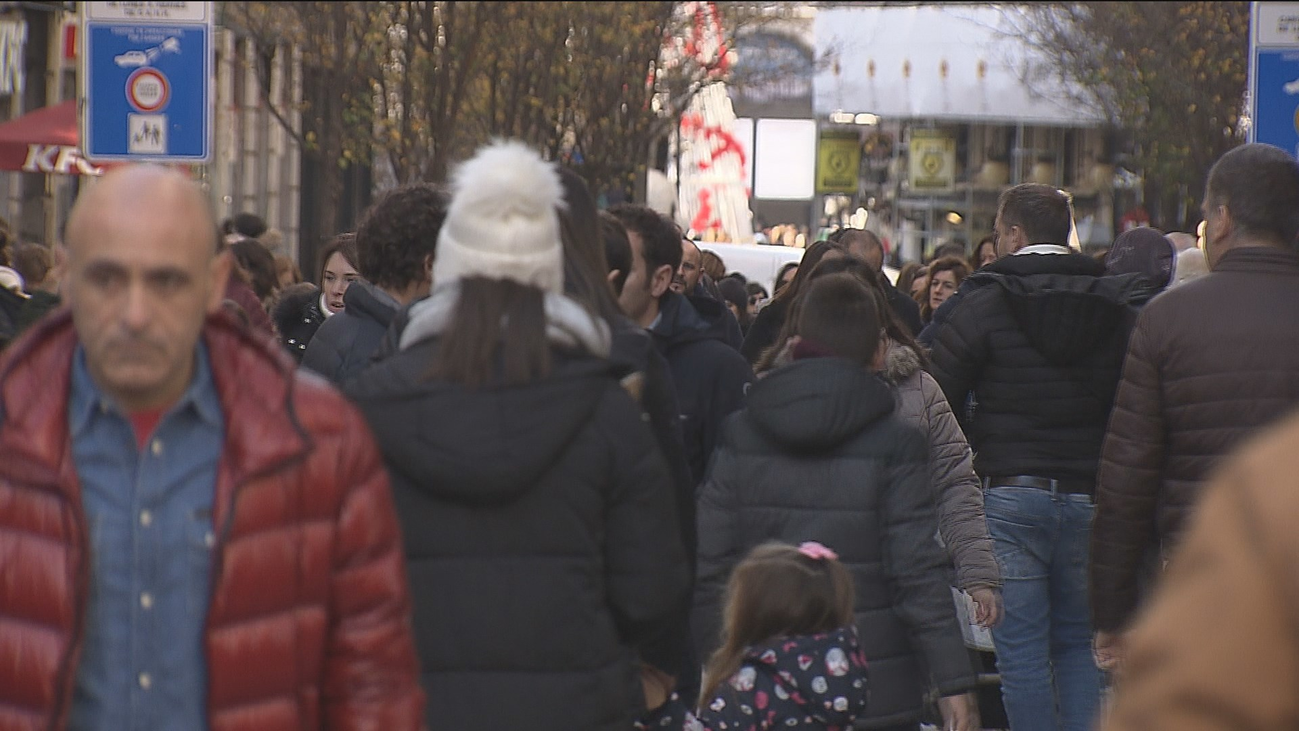 Calamares, churros y luces navideñas en el centro de Madrid