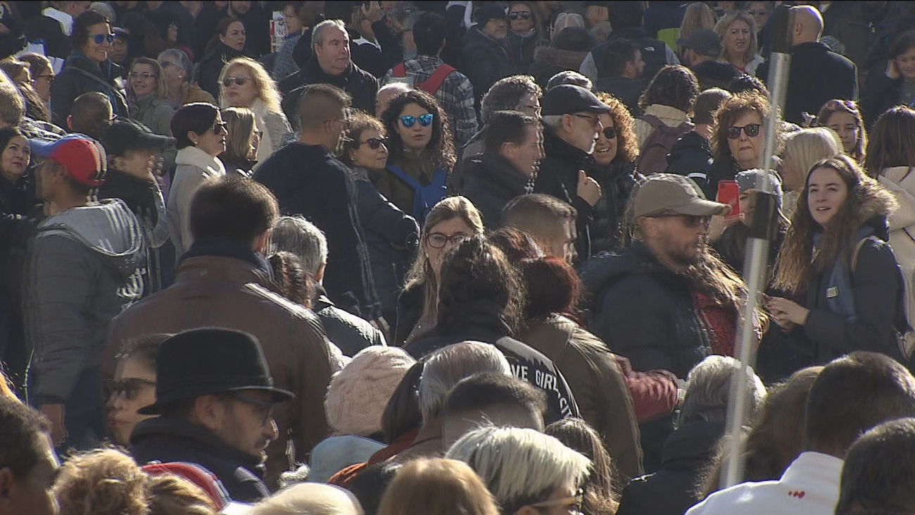 En el centro de Madrid no cabe un alfiler