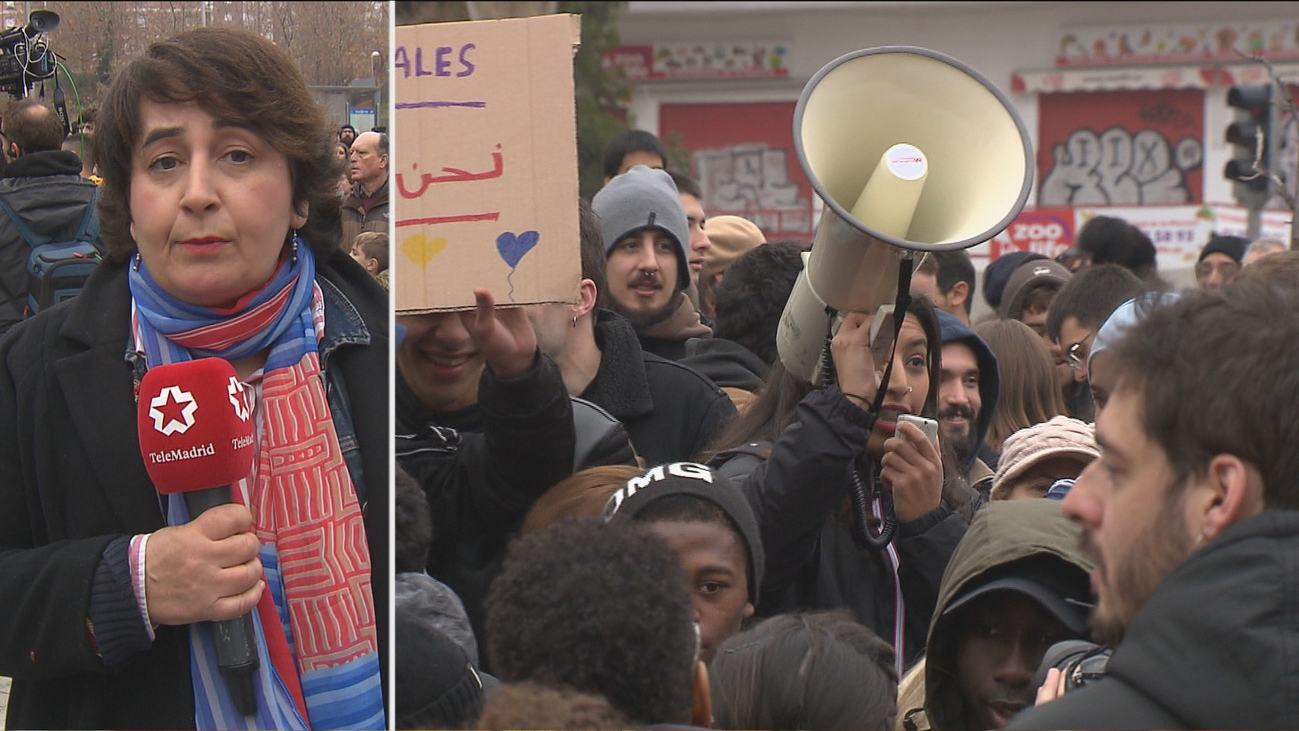 Vecinos de Hortaleza se manifiestan contra los discursos de odio y racismo