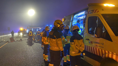 Investigan si el conductor de la A-5 en Móstoles iba en sentido contrario por un error