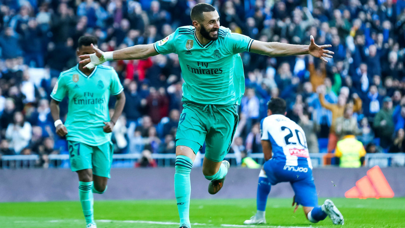 Benzema ante el Espanyol