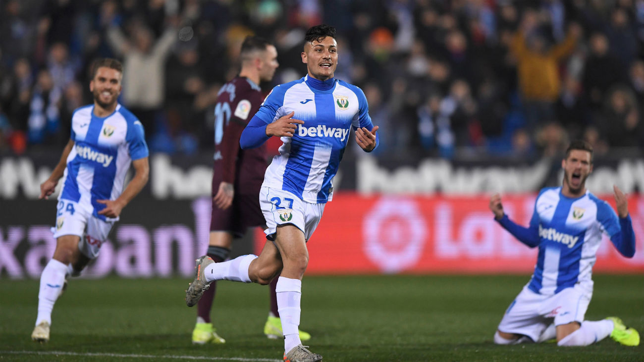 3-2. Óscar da la victoria al Leganés ante el Celta