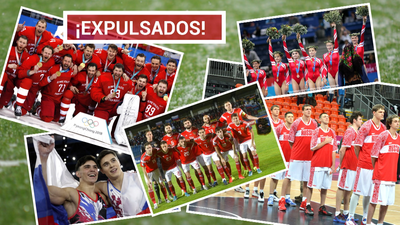 Rusia, expulsada de todas las competiciones internacionales por dopaje