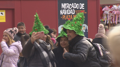 El centro de Madrid, lleno por Navidad