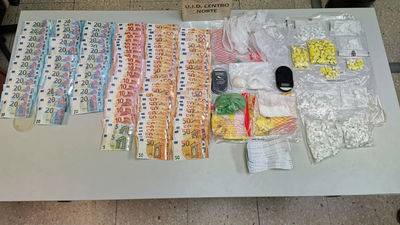Detenido con casi medio kilo de cocaína en el distrito Centro