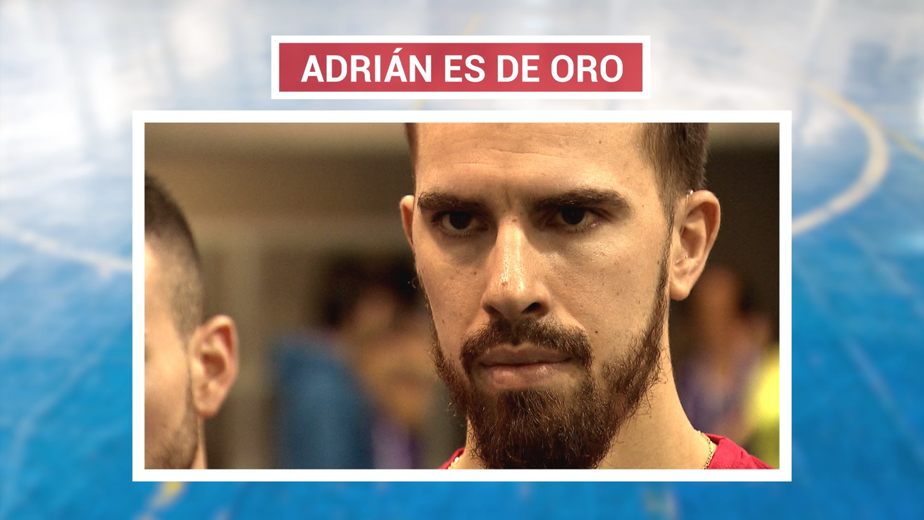 Adrián, campeón en el Mundial para sordos en fútbol sala
