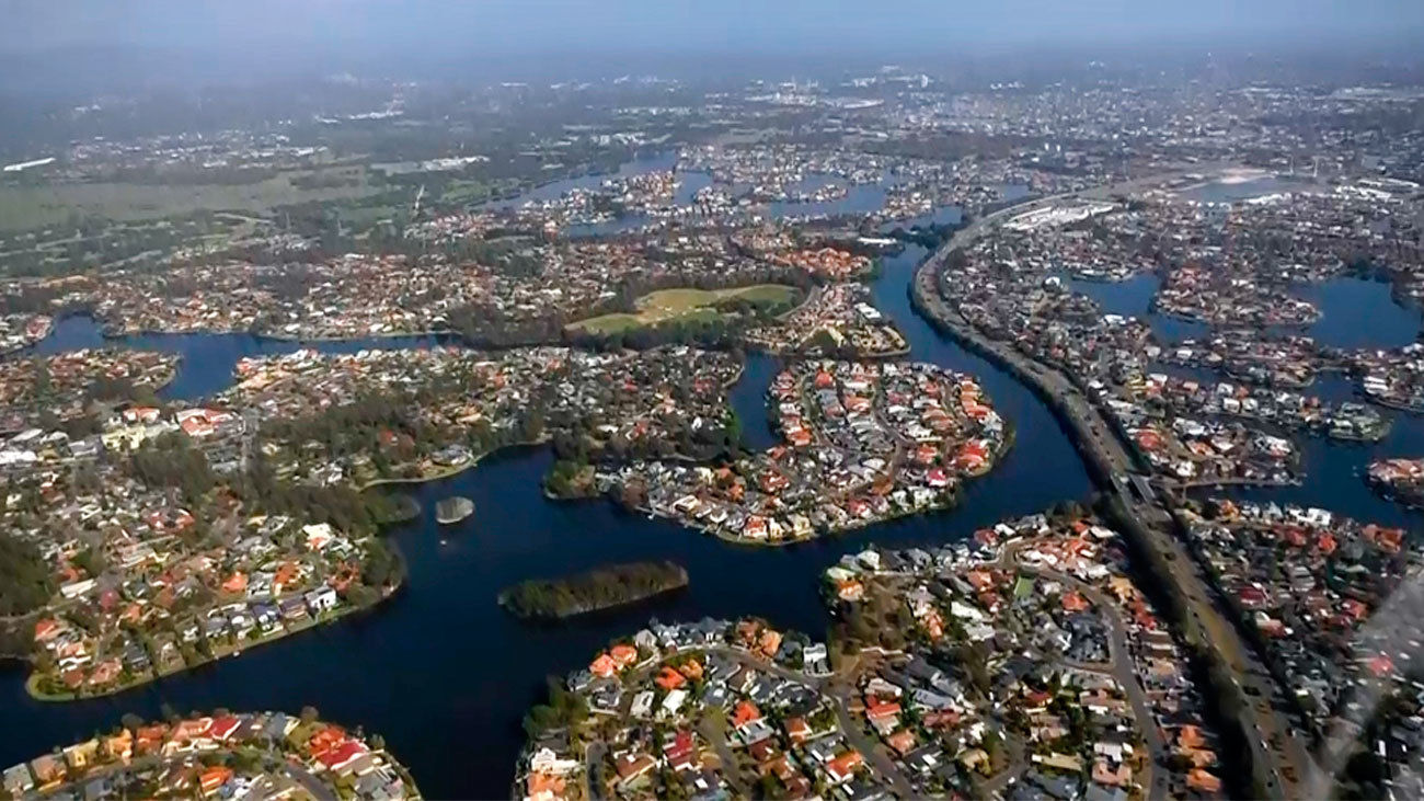 Gold Coast desde las alturas