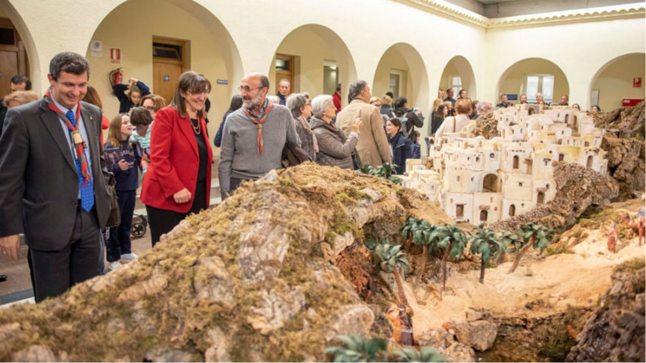 El Ayuntamiento de Pozuelo de Alarcón acoge un gran Belén con 450 figuras
