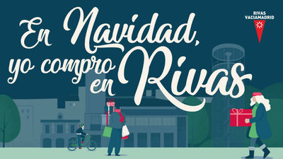 La  campaña 'En Navidad, yo compro en Rivas' busca incentivar la economía local