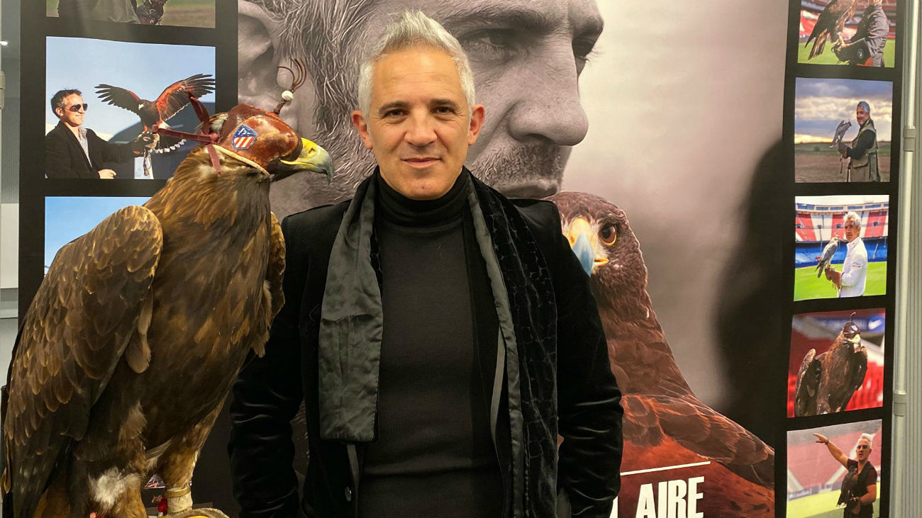 Jorge Castaño, halconero del Atlético de Madrid