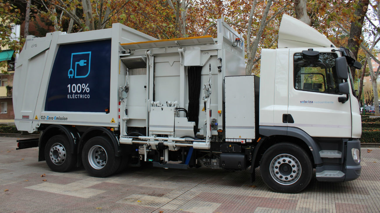 Camión de basura eléctrico de Alcalá