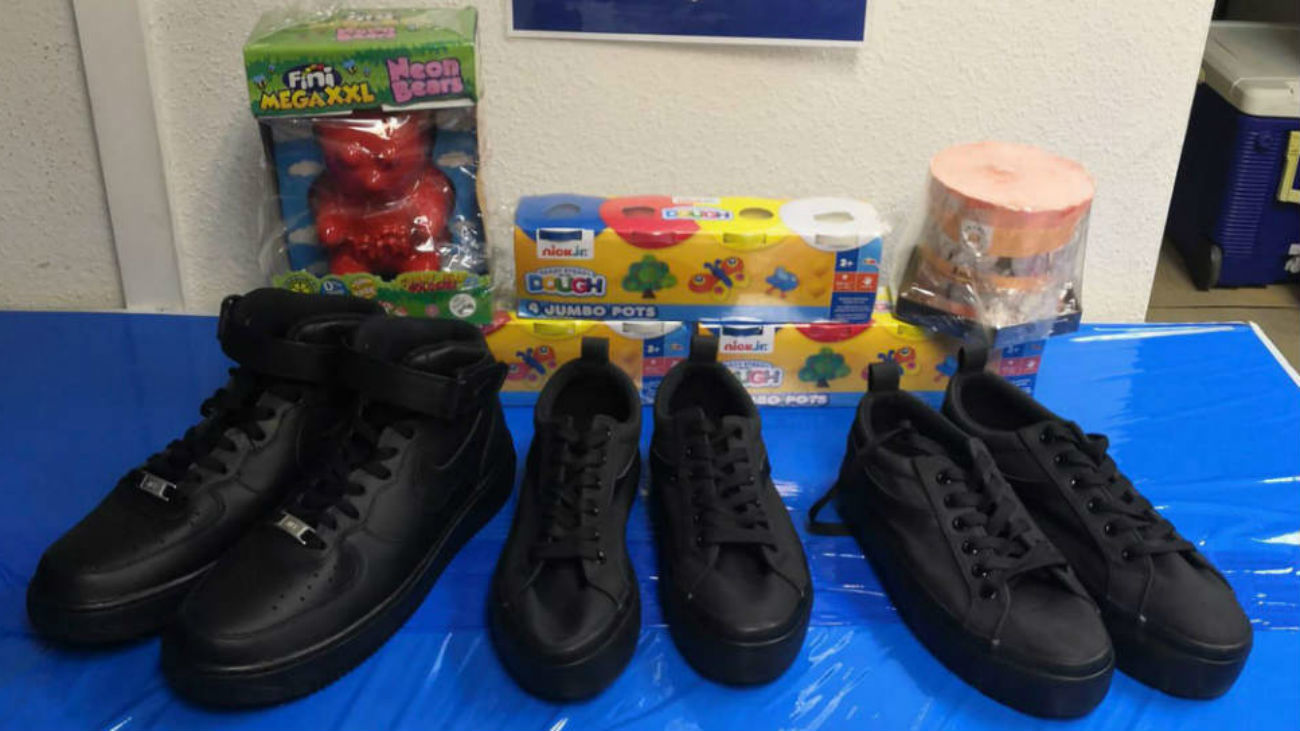 Material incautado por la Policía