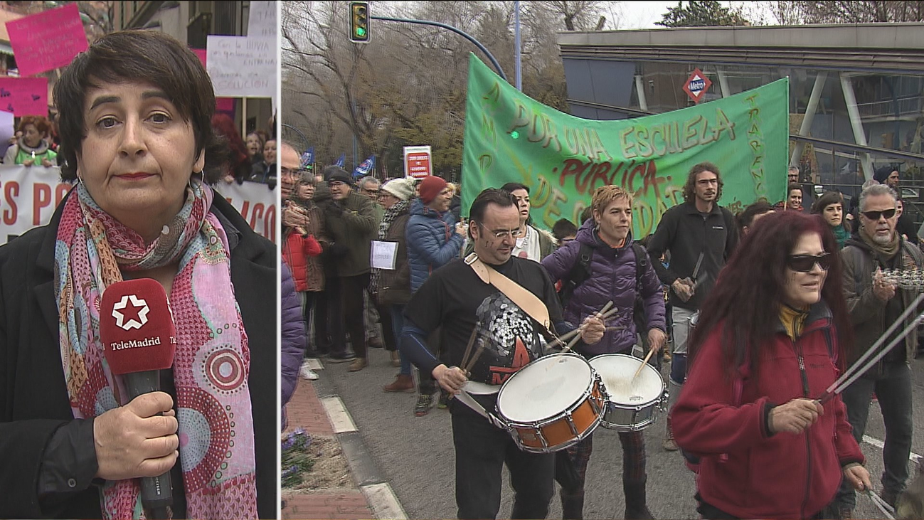 Manifestación en Leganés en busca de una mejora de los servicios públicos